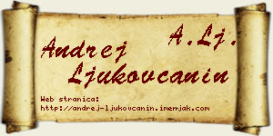 Andrej Ljukovčanin vizit kartica